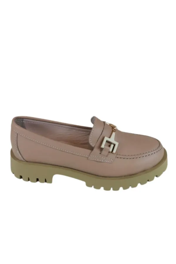 Y-143 Vizon Hakiki Deri Kadın Loafer Ayakkabı Y-143 Vizon Hakiki Deri Kadın Loafer Ayakkabı