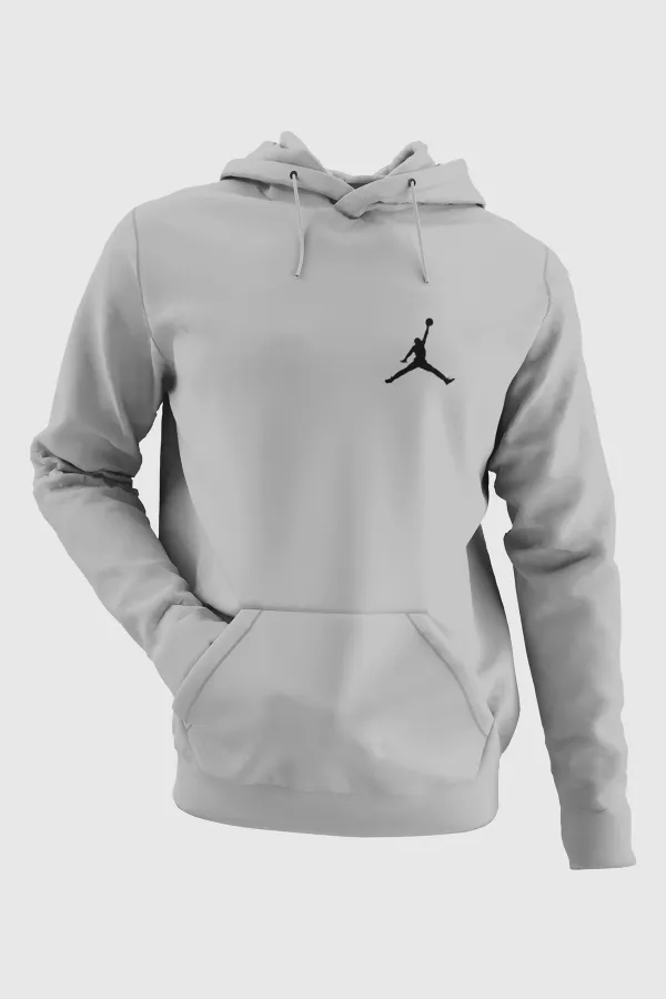 Air Jordan 04 Gri NBA Erkek Kapşonlu Sweatshirt - Hoodie Air Jordan 04 Gri NBA Erkek Kapşonlu Sweatshirt - Hoodie