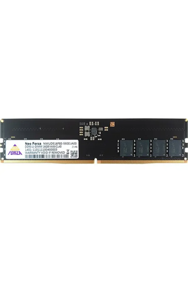 16GB DDR5 5600Mhz CL40 1.1V NMUD516F81-5600JA10 NEOFORZA 16GB DDR5 5600Mhz CL40 1.1V NMUD516F81-5600JA10 NEOFORZA