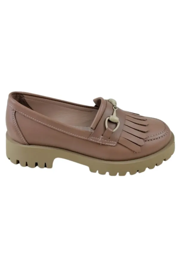 Y-148 Vizon Hakiki Deri Kadın Loafer Ayakkabı Y-148 Vizon Hakiki Deri Kadın Loafer Ayakkabı