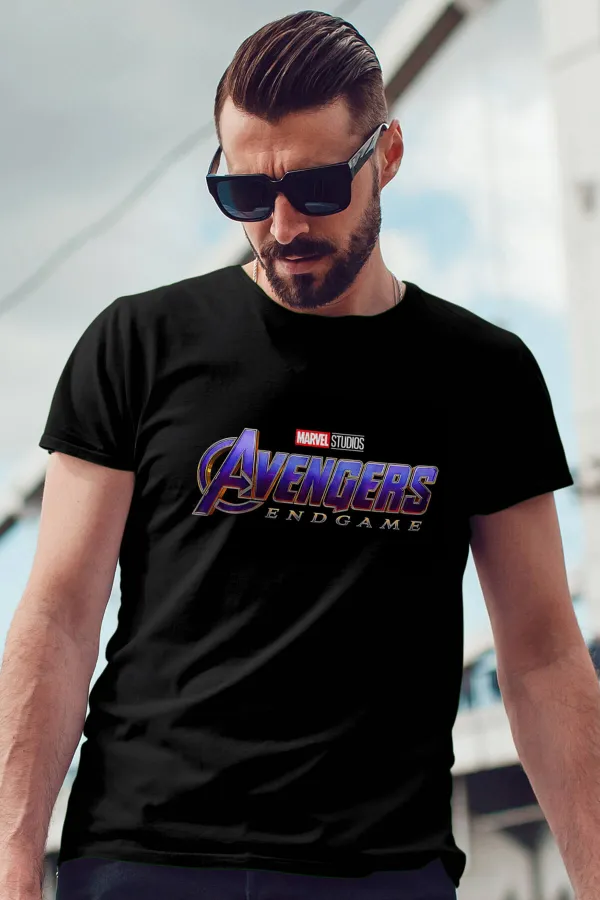 Avengers Siyah Erkek Tshirt - Tişört Avengers Siyah Erkek Tshirt - Tişört