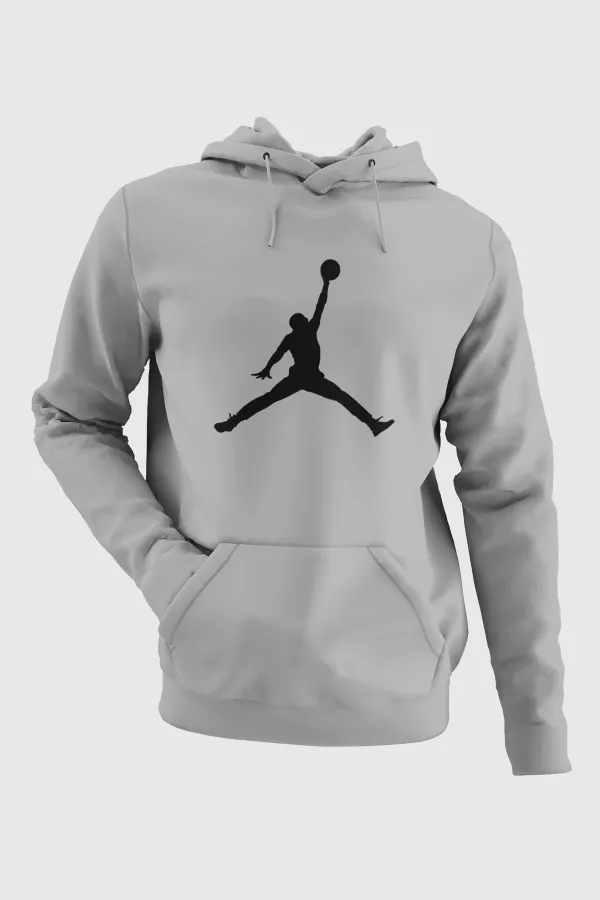 Air Jordan 02 Gri NBA Erkek Kapşonlu Sweatshirt - Hoodie Air Jordan 02 Gri NBA Erkek Kapşonlu Sweatshirt - Hoodie