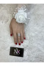 Çiçekli Bride Nedime Bileklik Seti Çiçekli Bride Nedime Bileklik Seti