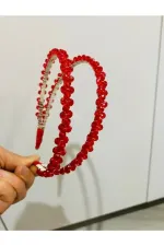 Ikili Kırmızı Taç Nişan Kına Nikah Düğün Dış Cekim Ikili Kırmızı Taç Nişan Kına Nikah Düğün Dış Cekim