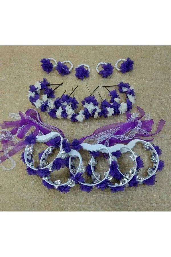 15'li Mavi Beyaz Nedime Set 15'li Mavi Beyaz Nedime Set