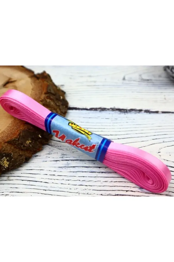 1 Cm Saten Kurdele 10 Metre Pembe 1 Cm Saten Kurdele 10 Metre Pembe