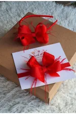 Kirmızı Tüylu Kurdele Fiyonk Anne Bebek Lohusa Taç Seti ( Yılbaşı Konseptli Taçlar) Kirmızı Tüylu Kurdele Fiyonk Anne Bebek Lohusa Taç Seti ( Yılbaşı Konseptli Taçlar)