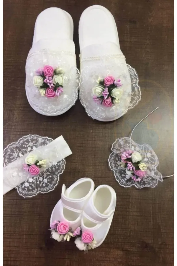 Anne Bebek Terlik Ve Taç Seti Lhsm 505 Anne Bebek Terlik Ve Taç Seti Lhsm 505